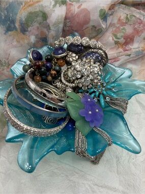 👍30%off Vintage Jewelry Bowl Turkish Carnival #25TB